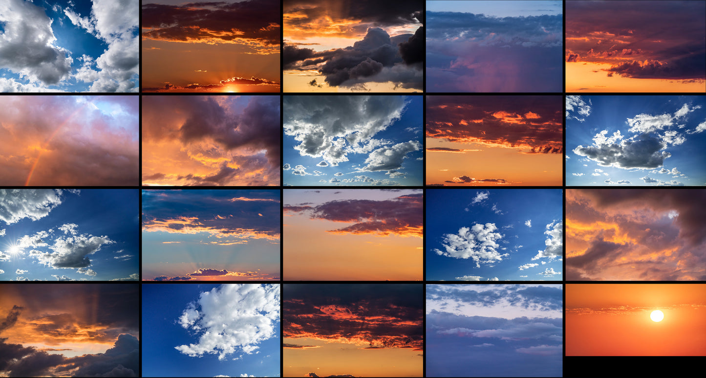 Dramatische Himmel für Luminar & Photoshop | 20 stk.