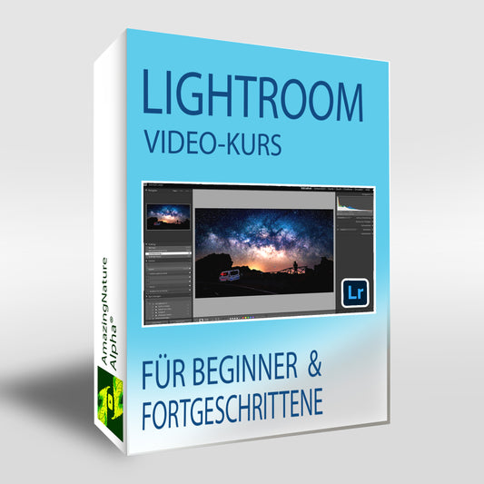 LIGHTROOM Video-Kurs für Beginner und Fortgeschrittene | 82 Min.