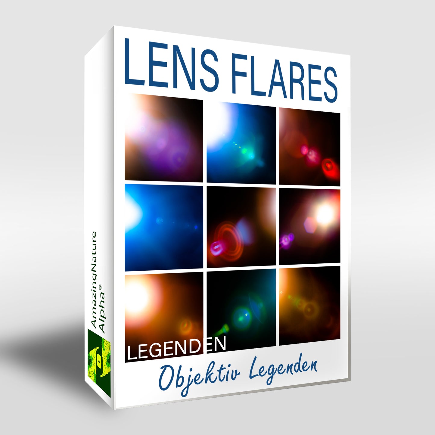 Lens Flare Overlays für Photoshop & Luminar | 59 + 7 stk.